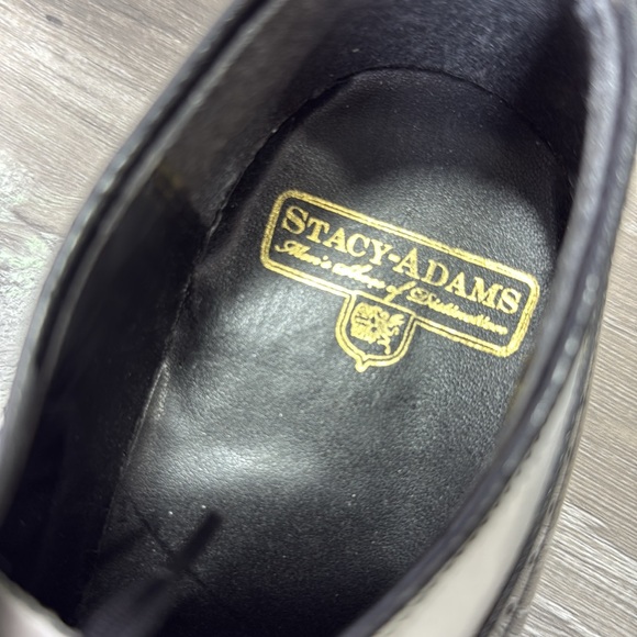 Stacey Adams men’s black and white patent leather shoes - Picture 6 of 7